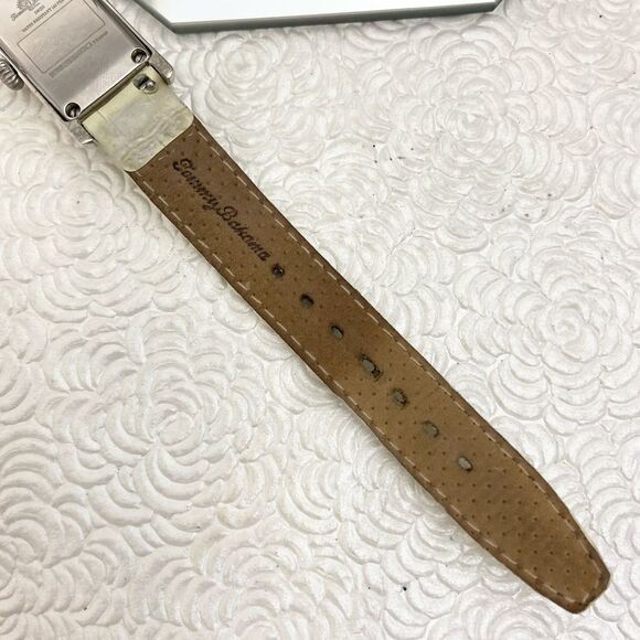 Tommy Bahama Sterling Silver Curvex Tank Style Ladies Swiss Quartz Watch - Picture 16 of 16